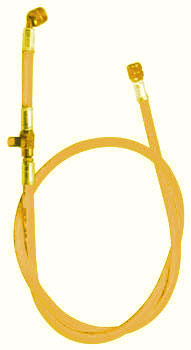TUBO X  GAS ATT 3/8 CM 150 GIALL