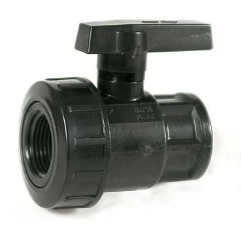 VALVOLA SFERA F/F 3/4 PN10 PE