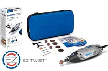 TRAPANO DREMEL 15ACCESSORI +DISCHI 3000JC