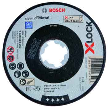 DISCO FERRO X  LOCK 115X 1,6 BOSCH