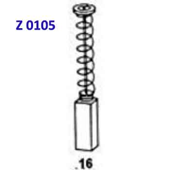 SPAZZOLE 5X 8X 15,5 PZ2 BOSCH