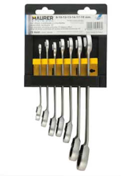 CHIAVE COMBINATA A CRICCHETTO 8 19 PZ7 MAURERPLUS