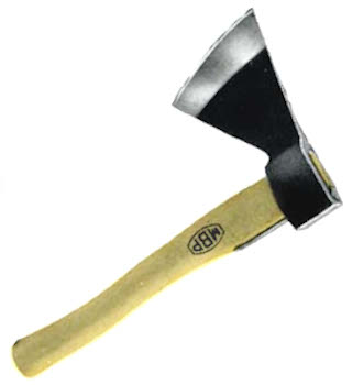 ACCETTA CON MANICO LEGNO GR 400