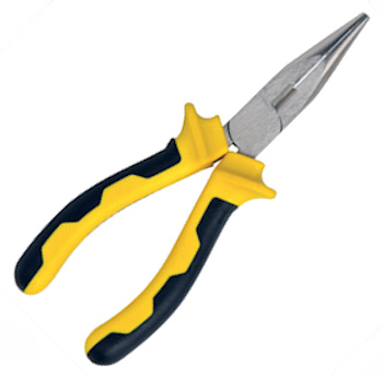 PINZA BECCHI DRITTI MEZZITONDI MANICO BICOMPONENTE 150 MR