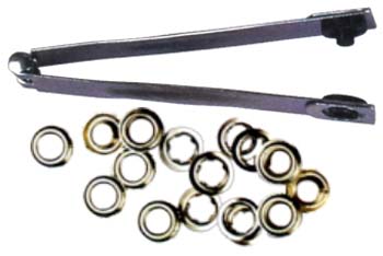 PINZA OCCHIELLATRICE COMPLETA DI 10 OCCHIELLI VELA MM150 MR