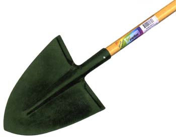 VANGHETTO PESANTE VERNICIATO CON MANICO LEGNO CM130 PAPILLON