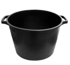 CASSA X MACERIE CONICA LT45 DI PLASTICA NERA