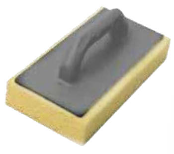 FRATTAZZO PLASTICA/SPUGNA GIALLO 15X 29X 4