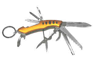 COLTELLO MULTI FUNZIONE LAMA INOX MR