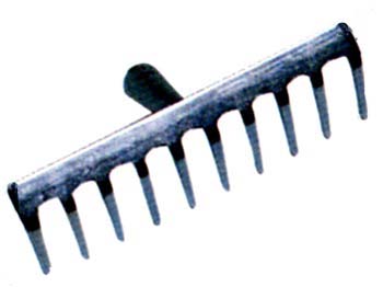 RASTRELLO TRANCIATO 10 DENTI PP