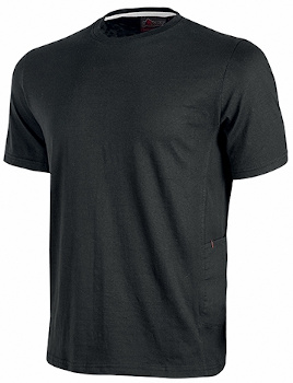 T SHIRT COTONE MANICA CORTA ROAD U POWER NERO M