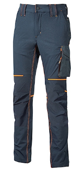 PANTALONE LAVORO TESSUTO TECNICO U 4 WORLD GR 140 U POWER BLU M