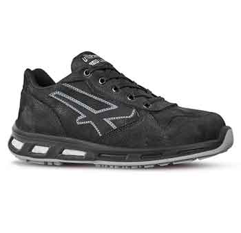 SCARPE ANTINFORTUNISTICHE BASSE PELLE NABUK S3 RED LION CARBON 38