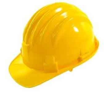 ELMETTO PROTEZIONE IN PLASTICA CE GIALLO MR