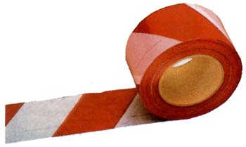 NASTRO SEGNALETICO BIANCO ROSSO MT200 MAURERR