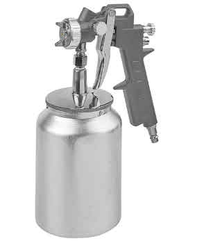 AEROGRAFO ALLUMINIO SERBATOIO 1LT INFERIORE UGELLO MM 1,5 MAURER