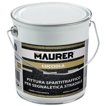 SMALTO SPARTIRAFFICO PER SEGNALETICA STRADALE BIANCO 2,5LT MAURER
