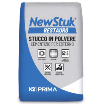 STUCCO K2 NEW STUK RESTAURO FINITURE CALCESTRUZZO INTONACO MATTONI 1KG