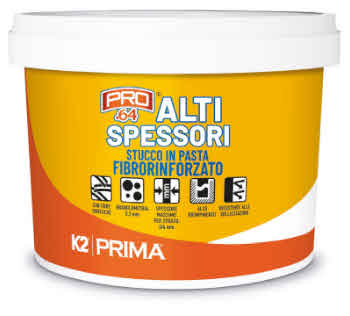 STUCCO K2 ALTI SPESSORI PASTA PER FORI E CREPE DIMENSIONI PROFONDE 1KG