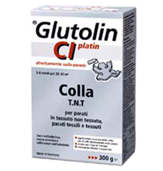 COLLA GLUTOLIN PER PARATI TNT ,FIBRA RESINA,VINILICHE,TESSUTI PESANTI