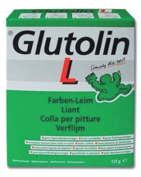 COLLA GLUTOLIN VERDE ADESIVO IN POLVERE IDEALE PER IDROPITTURE 125 GR