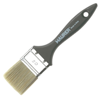 PENNELLESSA TRIPLA CON MANICO IN PLASTICA DI SETOLA BIONDA 20MM MAURER