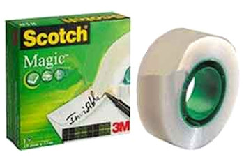 NASTRO ADESIVO SCOTCH MAGIC 19X 33 CONFEZIONE 5 PZ +1 PZ OMAGGIO