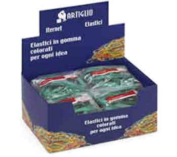 BOX 20 BUSTE 100GR ELASTICI A FETTUCCIA D120