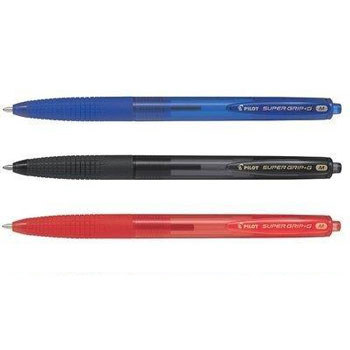 PENNA A SFERA SUPERGRIP CON PUNTA FINE DA 0,7MM NERA