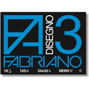 ALBUM DISEGNO F3 24X 33 10F NERI