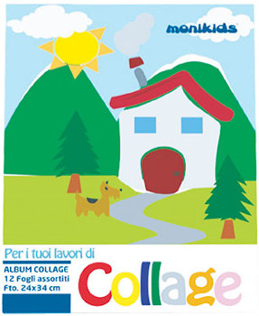 ALBUM COLLAGE ADESIVO 24X 34 PZ10