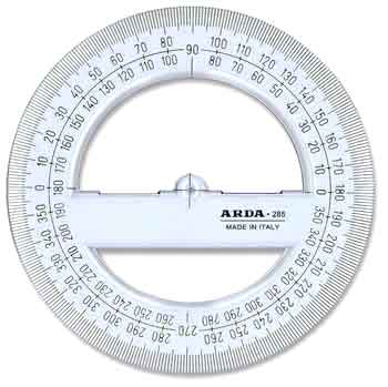 GONIOMETRO 12CM/360TECHNOSCHOOL