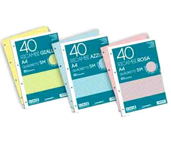 RICAMBI A4 F40 80GR ROSA 1R