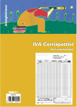 BLOCCO CORRISPETTIVI 2X 13M 22X 30