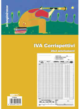BLOCCO CORRISPETTIVI 2X 25M 22X 30