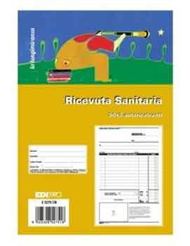BLOCCO RICEVUTE SANITARIE 2X 50M