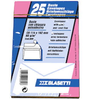 BUSTA C/ADESIVO 11,4X 16,2 PZ25