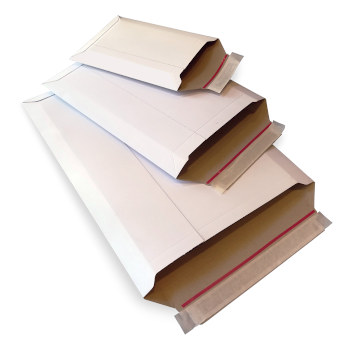 SACCHETTO E COMMERCE ST2 21X 26,5X 6CM IN CARTONE TESO BIANCO