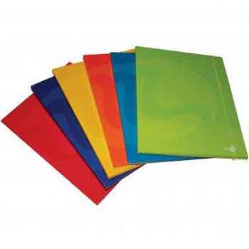 CARTELLINE CON 3 LEMBI DORSO 1 COLORI ASSORTITI