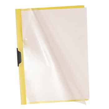 CARTELLINA CON MOLLA 5MM PPL BIANCO