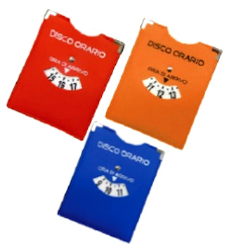 DISCO ORARIO COLORI ASSORT PZ12