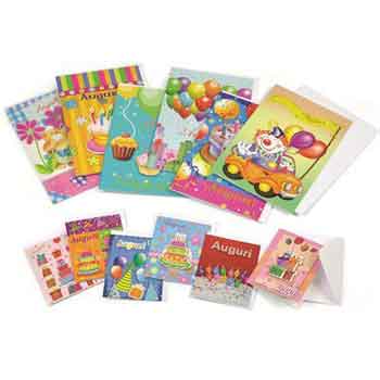 BIGLIETTO COMPLEANNO 11,5X 17