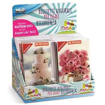 ESPOSITORE BIGLIETTI MATRIMONIO PZ48